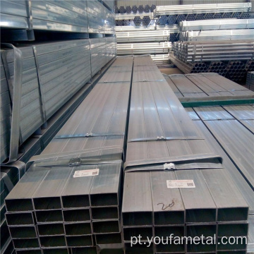 ERW soldado Hot mergulhado tubo quadrado galvanizado 20*20-250*250